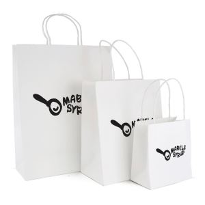 White Paper Carrier Bags