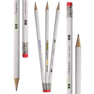 Pencils with eraser tips