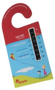 Door Hanger Temperature Gauge