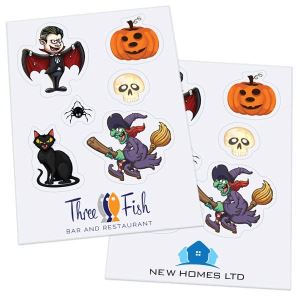 Halloween A7 Sticker Sheets