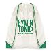 White Drawstring bag